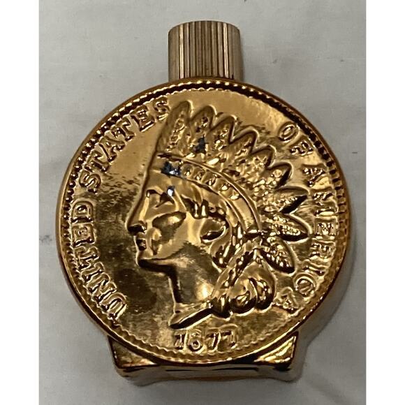 Lot of 5 Avon Men's Wild Country Cologne Bottles Coins, Log Cabin, 8-Ball & More - Picture 11 of 16